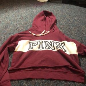 pink long sleeve crop top